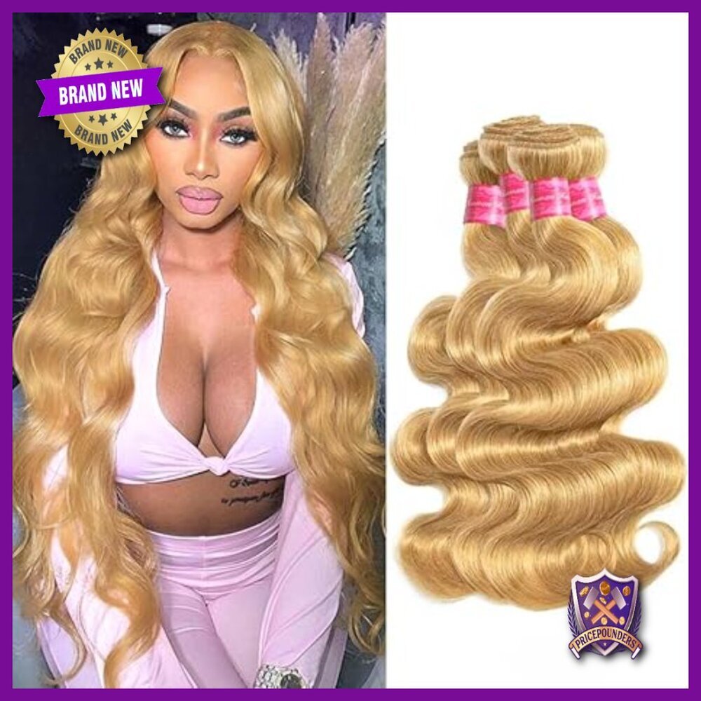 Brazilian Body Wave Virgin Human Hair Extensions 4 Bundles 20-26 Inch